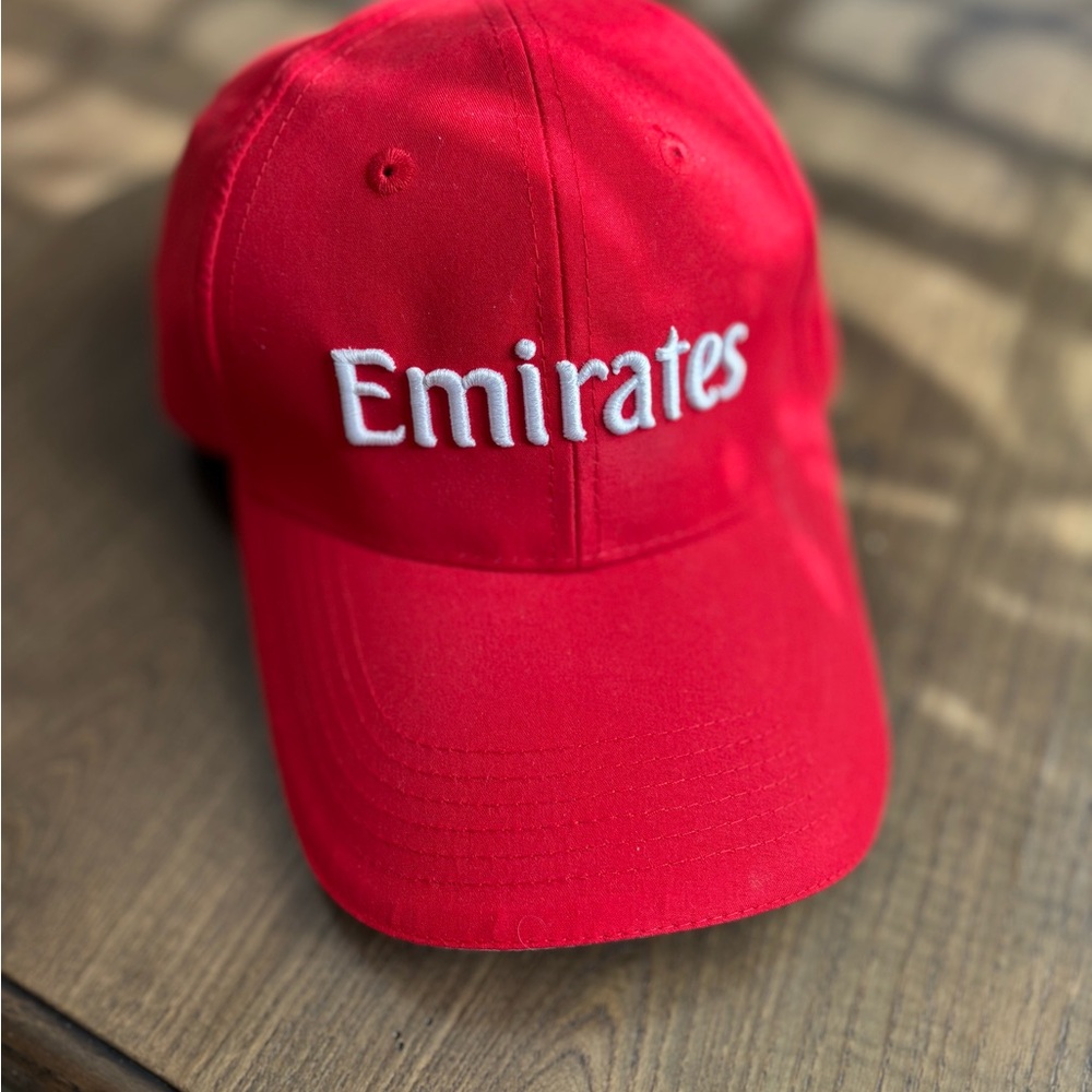 Red Emirates Baseball Cap